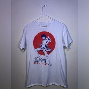 One Piece Luffy Anime T-Shirt Japanese
